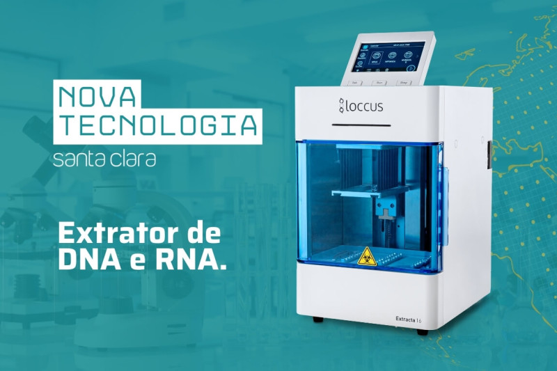 Imagem de Nova tecnologia no laboratório - Extrator de DNA e RNA